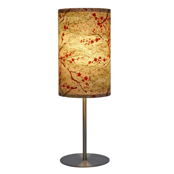 Cylindrical Washi Lamp Plum Blossom