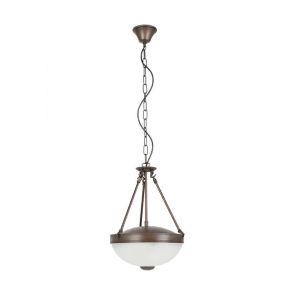 Classic Bronze Glass Pendant