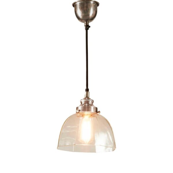 Classic Small Dome Glass Pendant Light