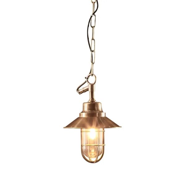 Antique Brass Outdoor Pendant Light