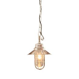 Antique Silver Outdoor Pendant Light