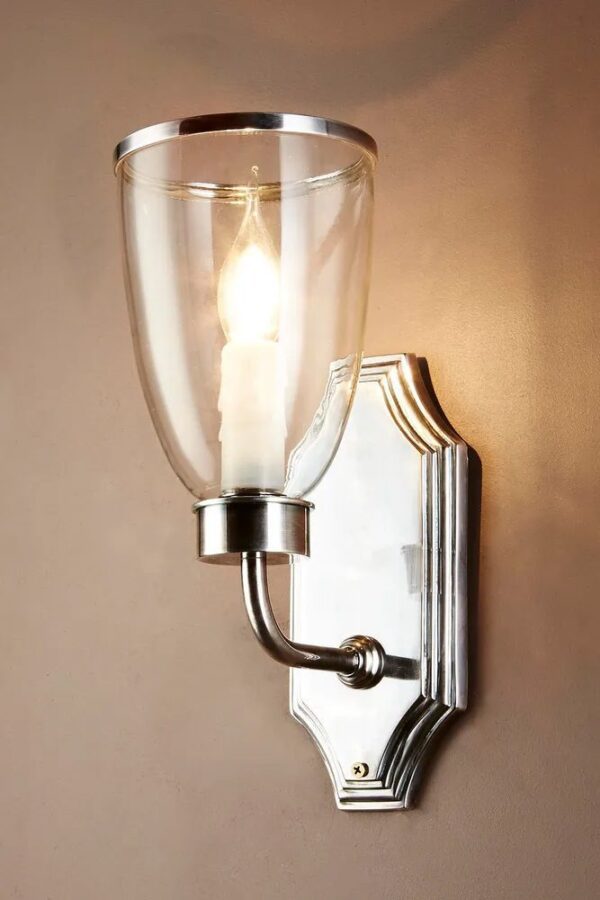 Classic Glass Candle Wall Light