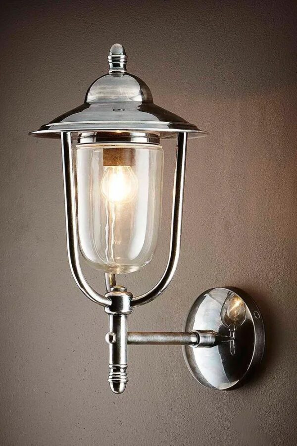 Contemporary Lantern Outdoor Wall Light