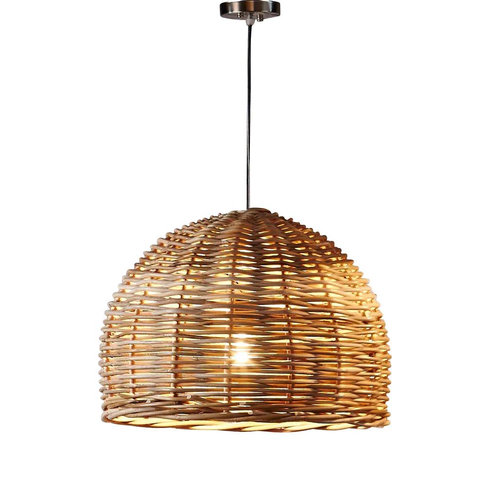 Natural Rattan Dome Pendant Light - Sydney Lighthouse