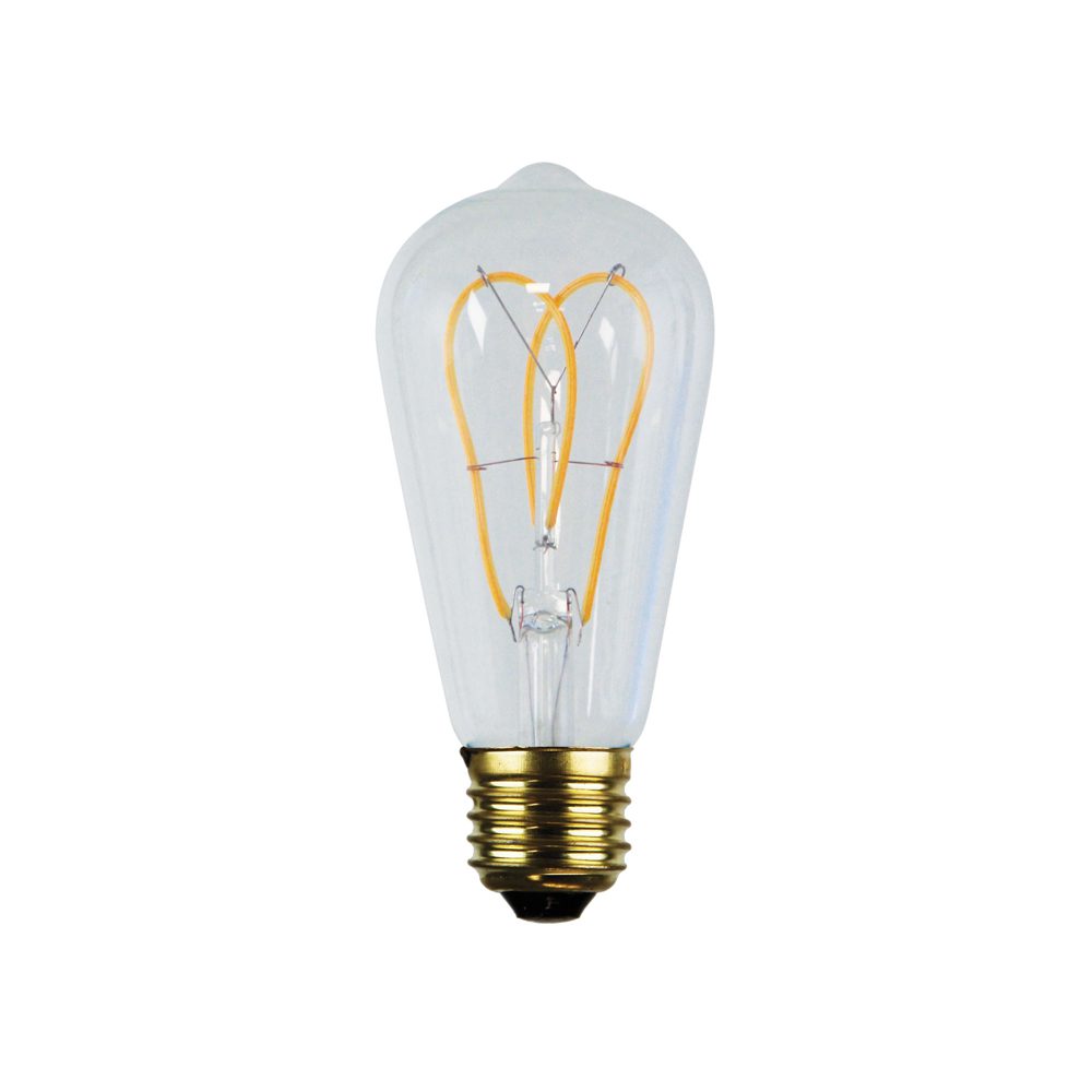 Calex LED Straight Filament - Tube Lamp - 3,5W - E14 - Dimbaar