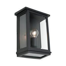Madrid Black 1 Light Wall Light