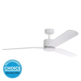 Iluka 60 DC Ceiling Fan with LED Light Matte White